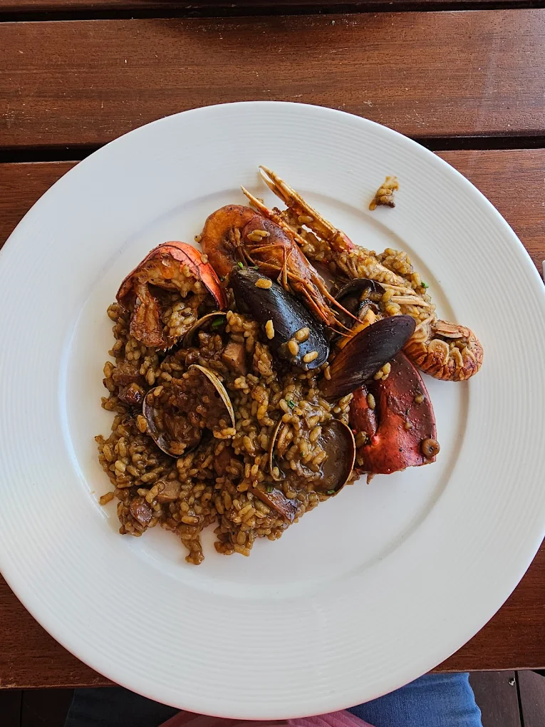 Paella marinera de La Toja