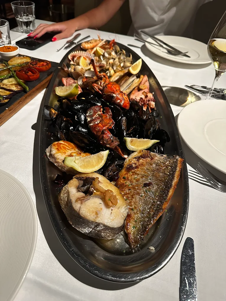 Parrillada de mariscos de La Toja